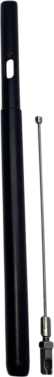 FAT Baggers INC. EZ Install Clutch Cable Extension - +20,3 cm (8") - Black, Silver