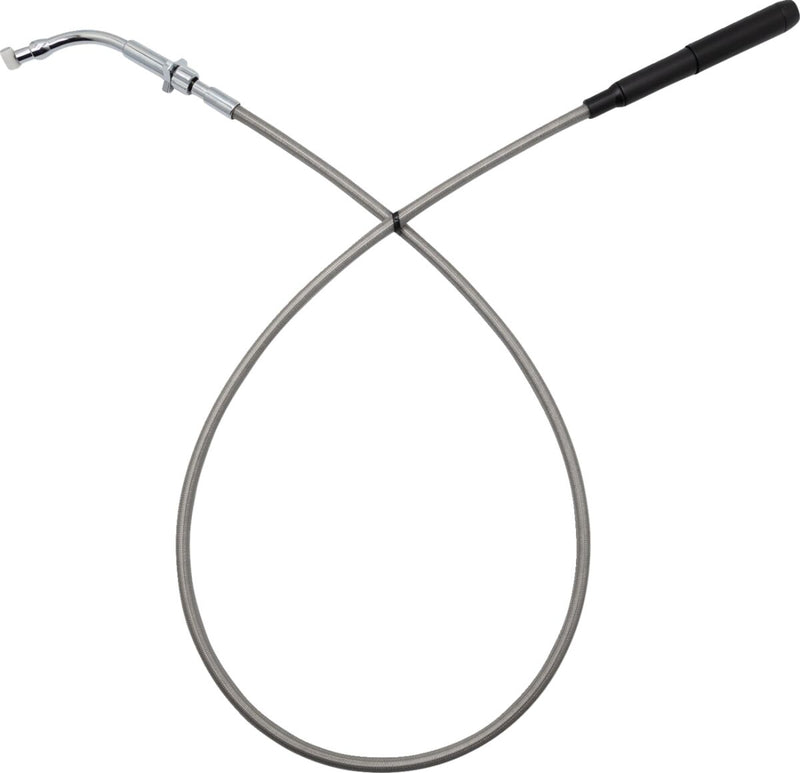 FAT Baggers INC. EZ Install Upper Clutch Cable - Standard - Chrome, Polished, Silver - 108000-C