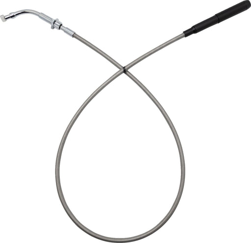 FAT Baggers INC. EZ Install Upper Clutch Cable - +10 cm (4") - Chrome, Polished, Silver - 108004-C