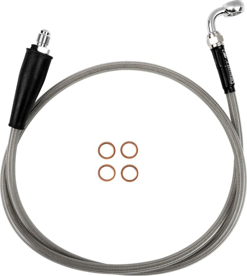 Moose Offroad Hard-parts Stainless Steel Braided Clutch Line - Hydraulic - K01-3-001/P