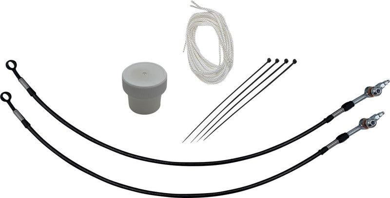 FAT Baggers INC. Control Installation Kit - Black - 109712-B