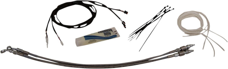 FAT Baggers INC. Control Installation Kit - Polished, Silver - 109214