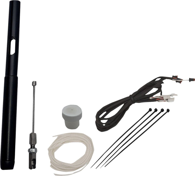 FAT Baggers INC. Control Installation Kit - Polished, Silver - 109012