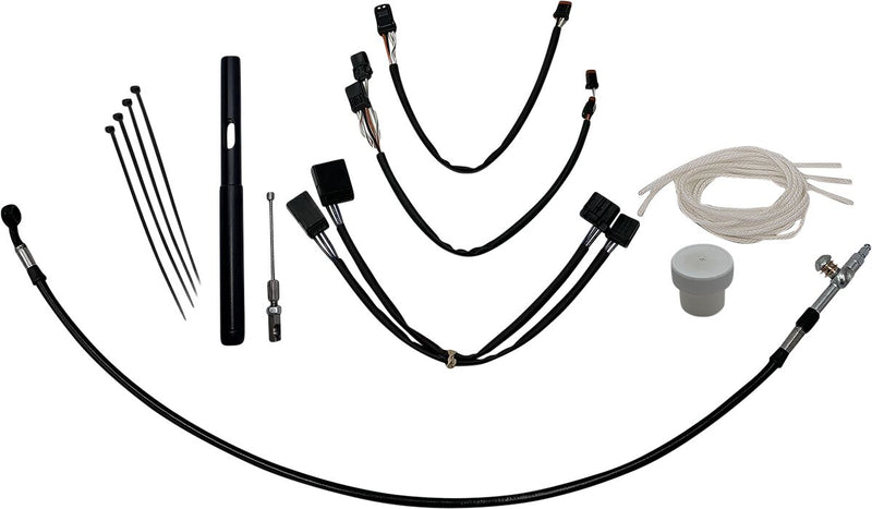 FAT Baggers INC. Control Installation Kit - Black - 109514-B