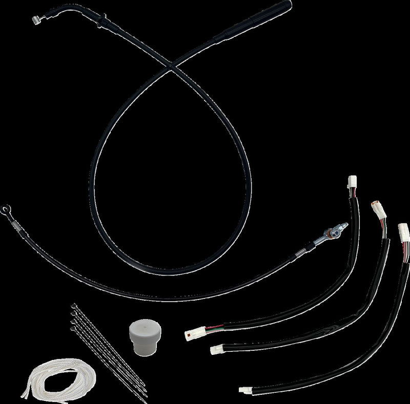 FAT Baggers INC. EZ Install Kit - Black - 149012-B