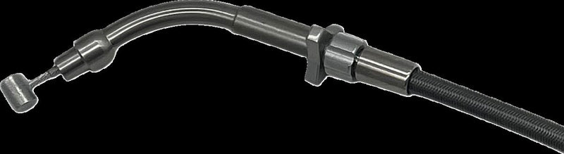 FAT Baggers INC. EZ Install Upper Clutch Cable - Standard - Polished, Silver - 108000