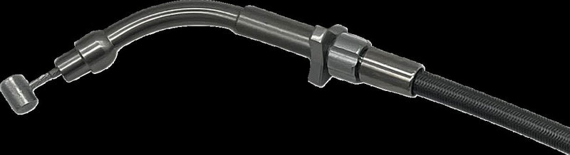 FAT Baggers INC. EZ Install Upper Clutch Cable - +10 cm (4") - Polished, Silver - 108004