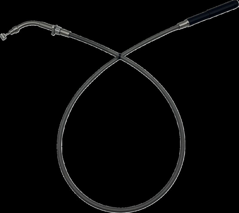 FAT Baggers INC. EZ Install Upper Clutch Cable - +25,4 cm (10") - Polished, Silver - 108010