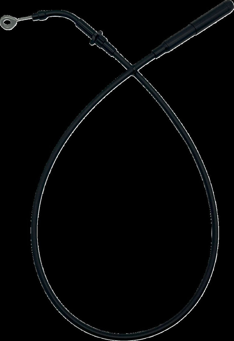 FAT Baggers INC. EZ Install Upper Clutch Cable - +51 mm (2") - Black - 118002-B