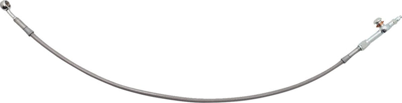 FAT Baggers INC. Hydraulic Brake/Clutch Line Extension - Gloss, Silver - 100020