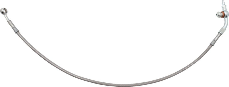 FAT Baggers INC. Hydraulic Brake/Clutch Line Extension - Gloss, Silver - 100025-35