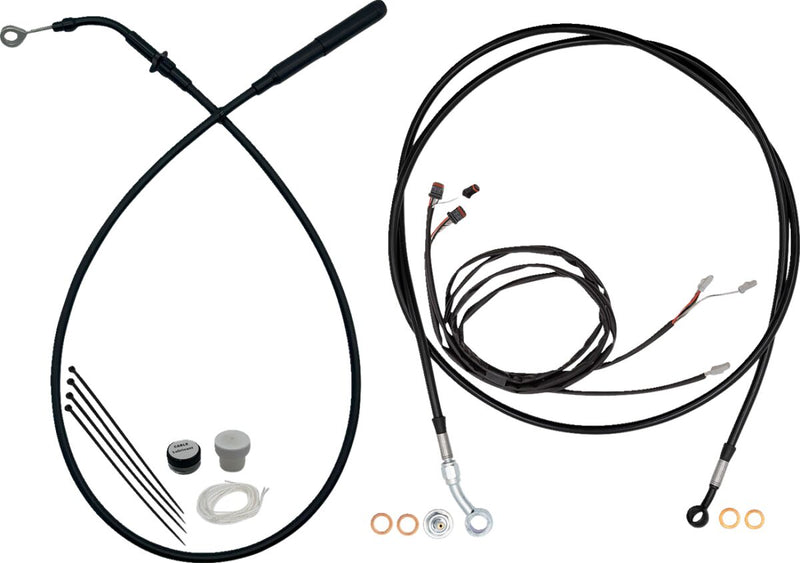 FAT Baggers INC. EZ Install Kit - Black - 219014-B