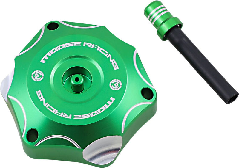 Moose Offroad Hard-parts Aluminium Gas Cap - Green