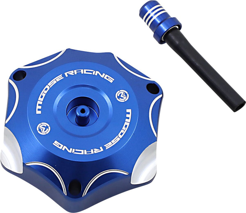 Moose Offroad Hard-parts Aluminium Gas Cap - Blue