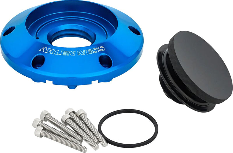 Arlen Ness Pop-Up Gas Cap - Blue