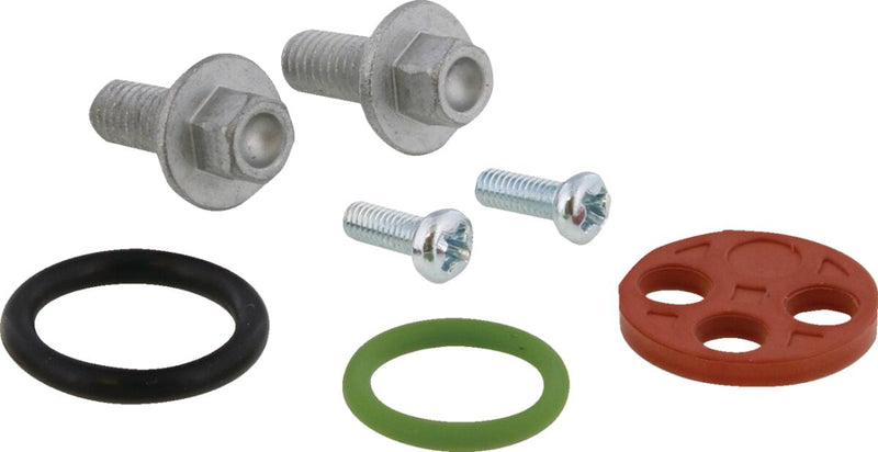 Moose Offroad Hard-parts Fuel Petcock Rebuild Kit - Black, Green, Red, Silver