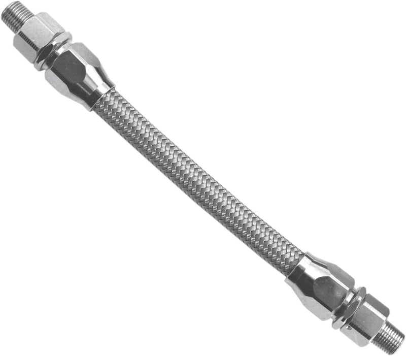Baron Replacement Oil Line for Oil Filter Relocation Kit - Chrome, Bottom