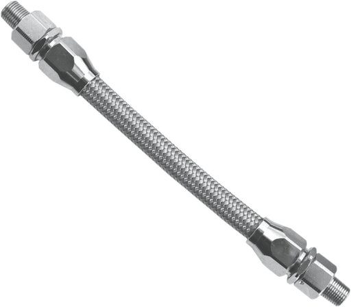 Baron Replacement Oil Line for Oil Filter Relocation Kit - Chrome, Bottom