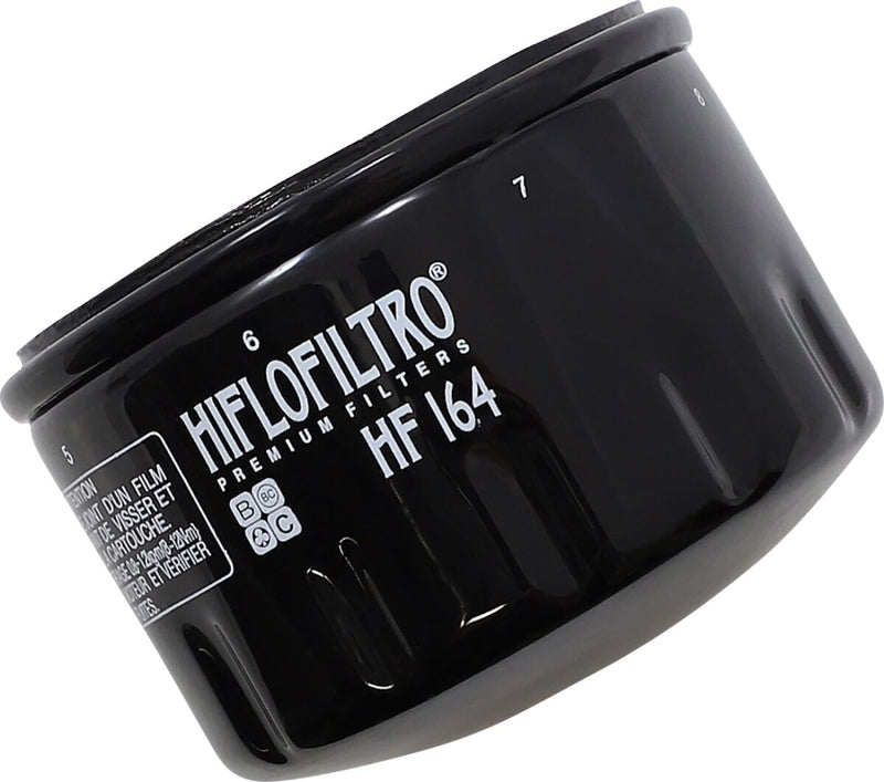 Hiflofiltro Oil Filter - Black, Spin-On - HF164