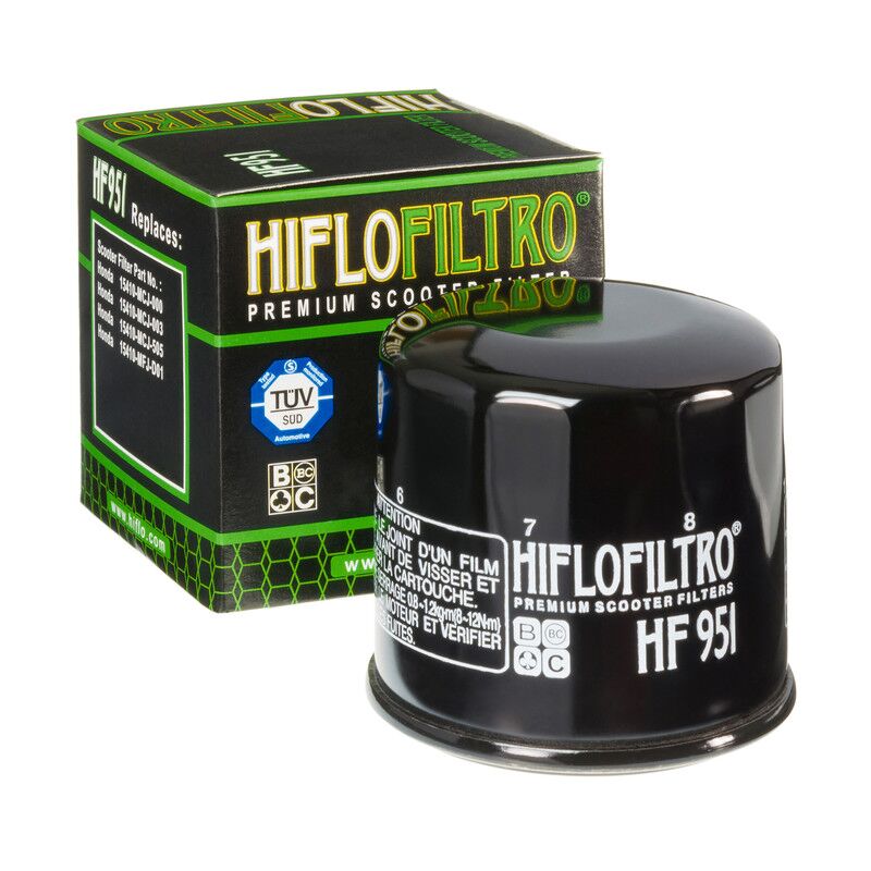 Hiflofiltro Oil Filter - Black, Cartridge - HF951