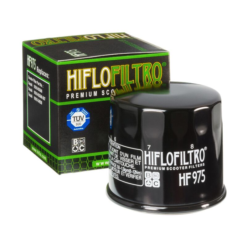 Hiflofiltro Oil Filter - Black, Cartridge - HF975