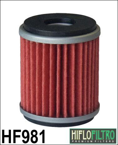Hiflofiltro Oil Filter - Red, Drop-In - HF981