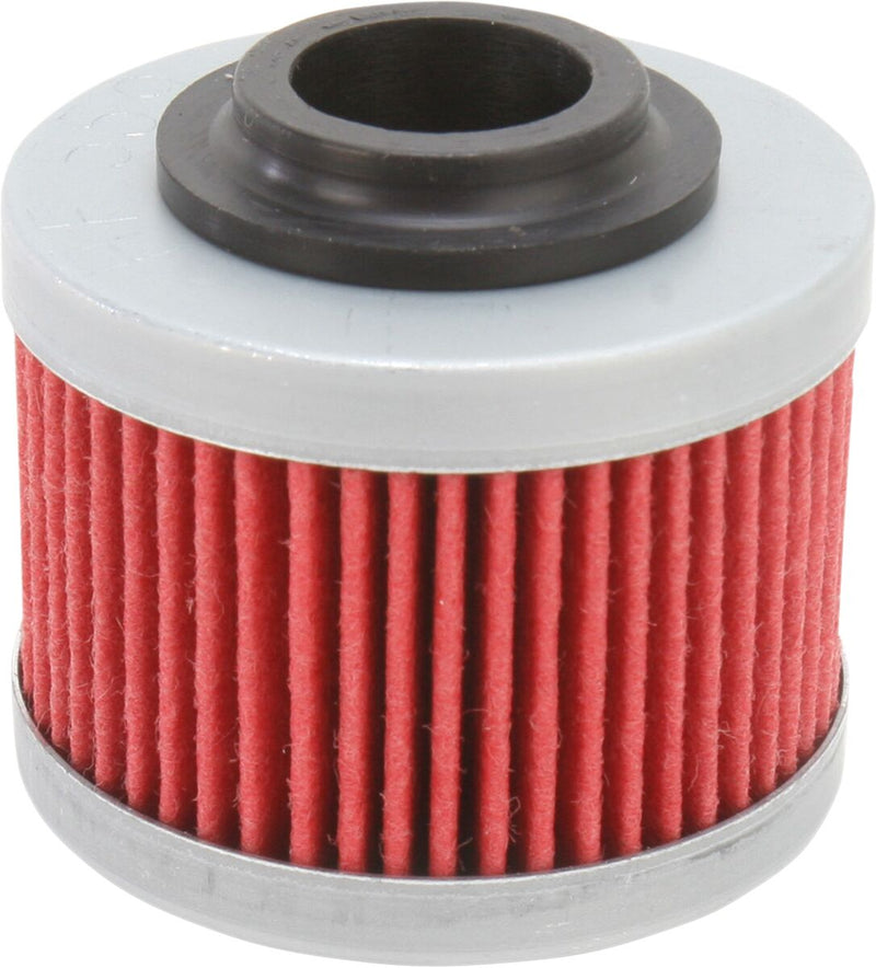 Hiflofiltro Oil Filter - Red, Silver, Cartridge - HF559