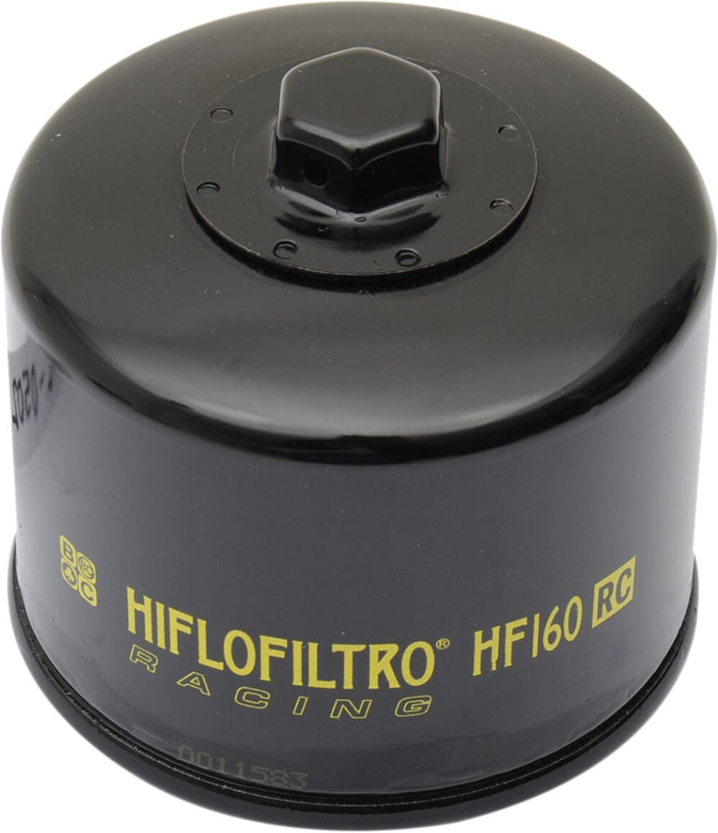Hiflofiltro Racing Oil Filter - Black, Spin-On - HF160RC