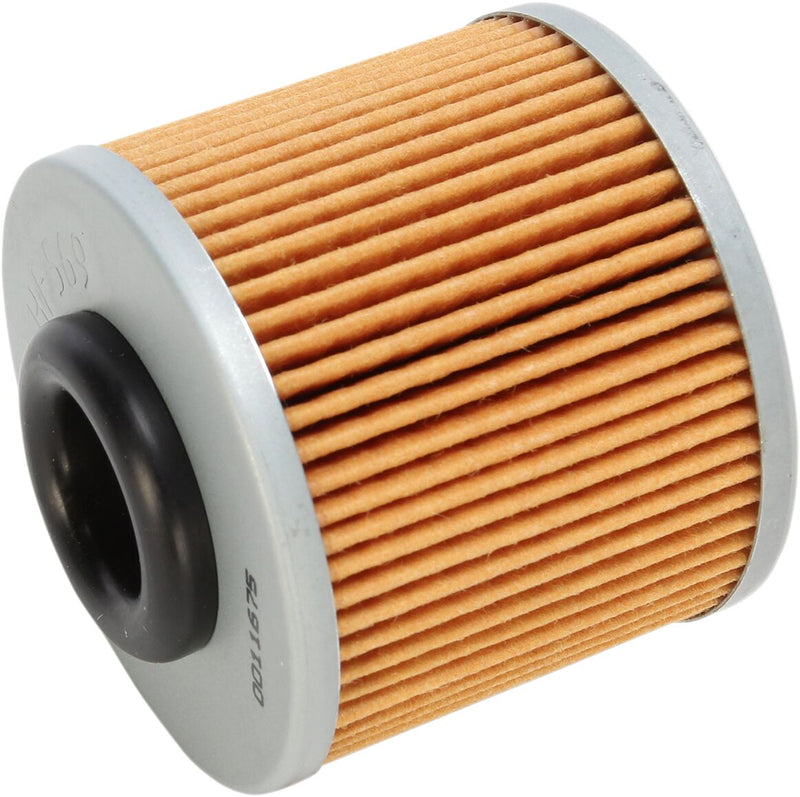 Hiflofiltro Oil Filter - Silver, Yellow, Cartridge - HF569