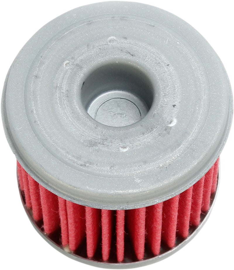 Hiflofiltro Oil Filter - Red, Silver, Cartridge - HF117