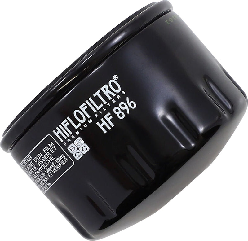 Hiflofiltro Oil Filter - Black, Spin-On - HF896