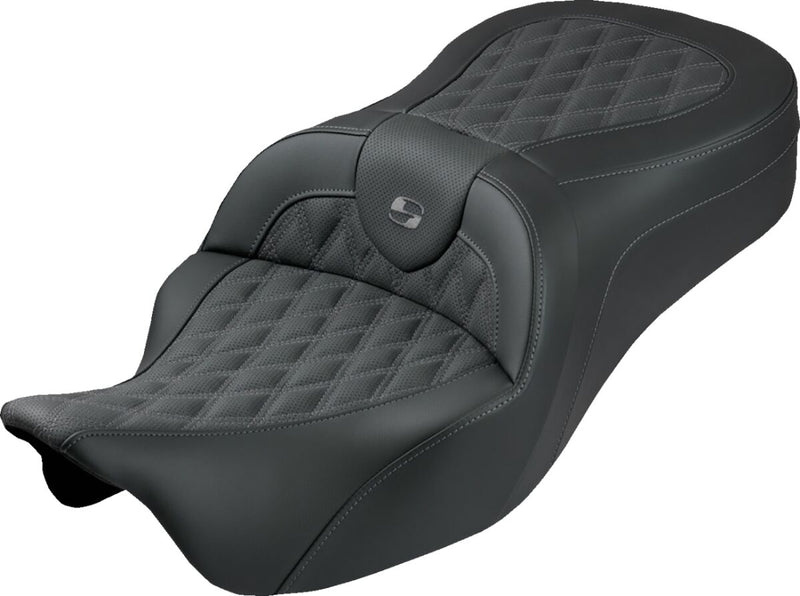 Saddlemen Roadsofa™ King Seat - Black, Grey, 2-Up Seat