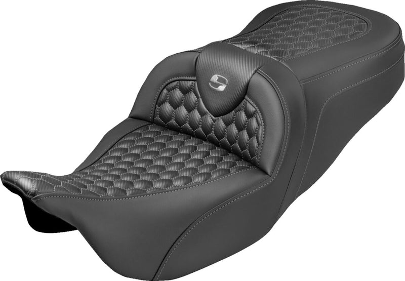 Saddlemen Roadsofa™ Seat - Black, Grey, 2-Up Seat