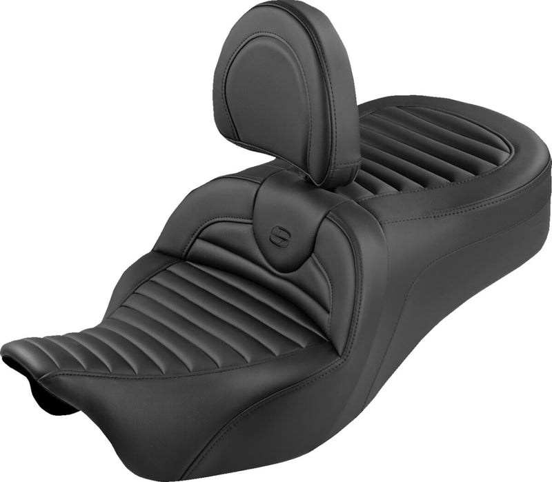 Saddlemen Roadsofa™ King Seat - Black, 2-Up Seat