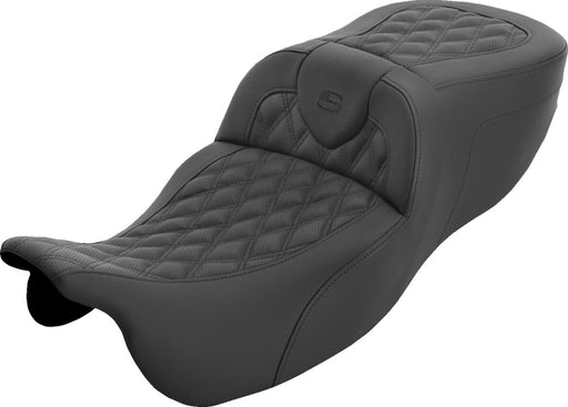 Saddlemen Roadsofa™ Extended Reach Seat - Black, 2-Up Seat