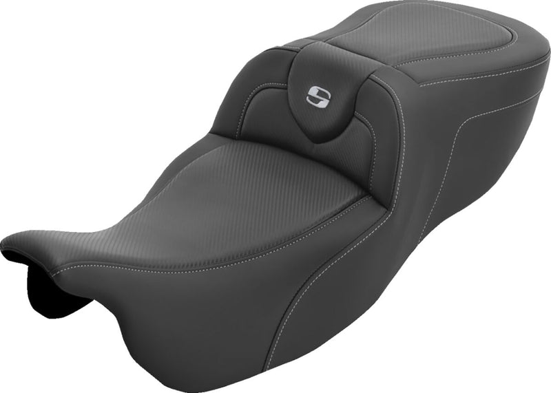 Saddlemen Roadsofa™ Extended Reach Seat - Black, 2-Up Seat