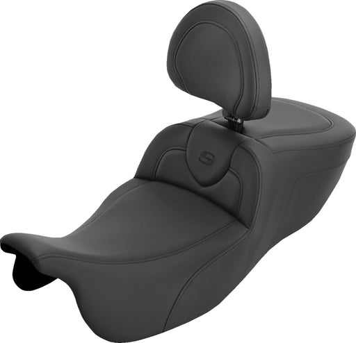 Saddlemen Roadsofa™ Extended Reach Seat - Black, 2-Up Seat