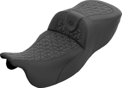 Saddlemen Roadsofa™ Extended Reach Seat - Black, 2-Up Seat
