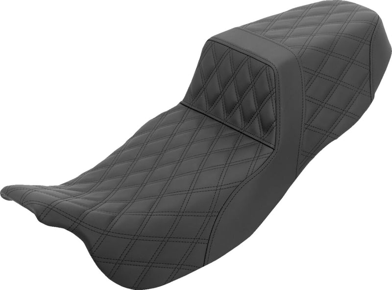 Saddlemen Step-Up Seat - Black, 2-Up Seat