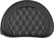Saddlemen Sissy Bar Pad - Roadsofa™,  Step-Up - Black,  Silver