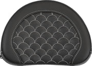 Saddlemen Sissy Bar Pad - Roadsofa™,  Step-Up - Black,  White