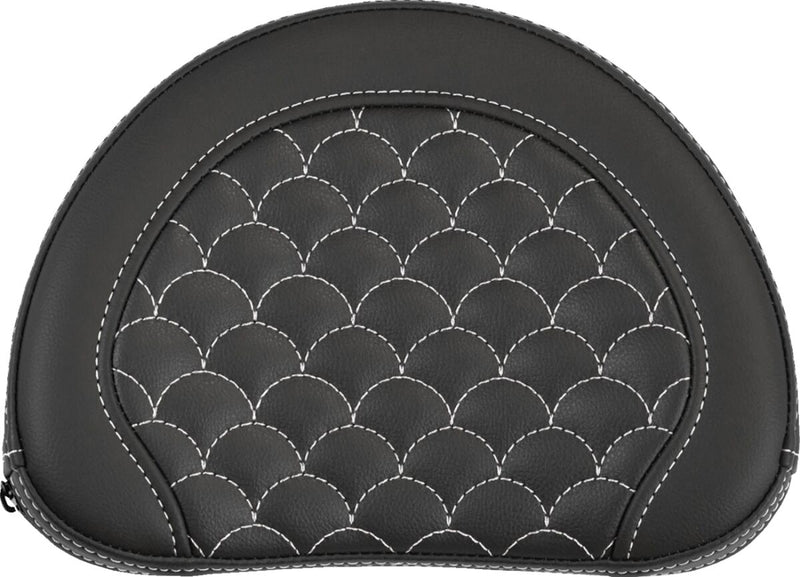 Saddlemen Sissy Bar Pad - Roadsofa™,  Step-Up - Black,  White