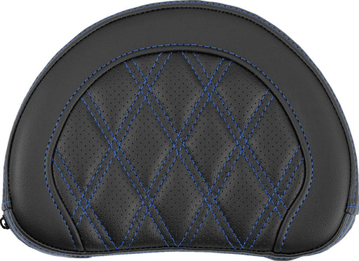 Saddlemen Contoured Sissy Bar Pad - Black,  Blue