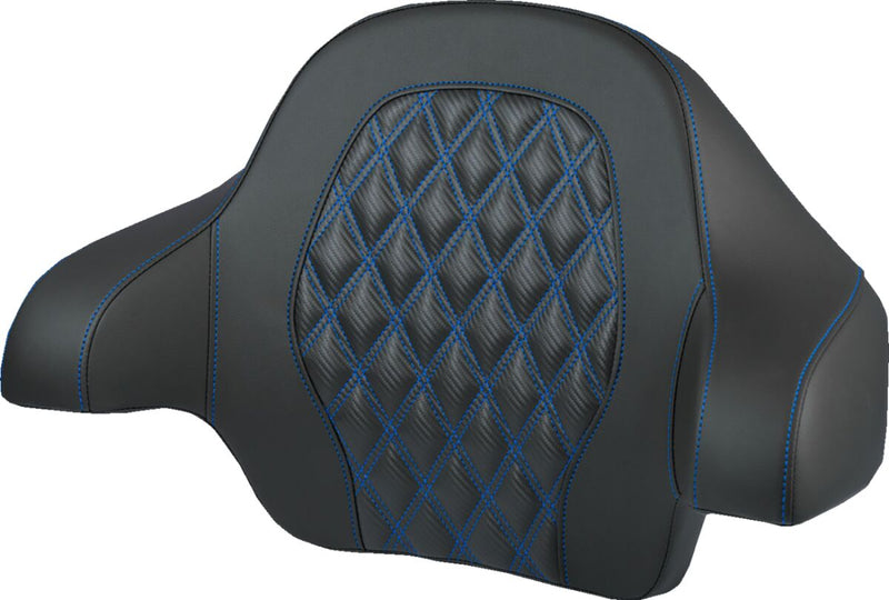 Saddlemen Tour Pak® Backrest Pad - Black, Blue, Tour-Pak®