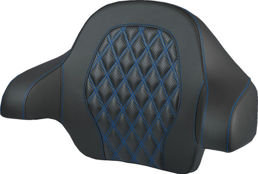 Saddlemen Tour Pak® Backrest Pad - Black, Blue, Tour-Pak®