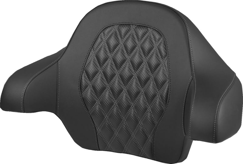 Saddlemen Tour Pak® Backrest Pad - Black, Grey, Tour-Pak®