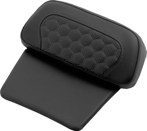 Saddlemen Chopped Tour Pak Backrest Pads - Black, Grey, Chopped Tour-Pak