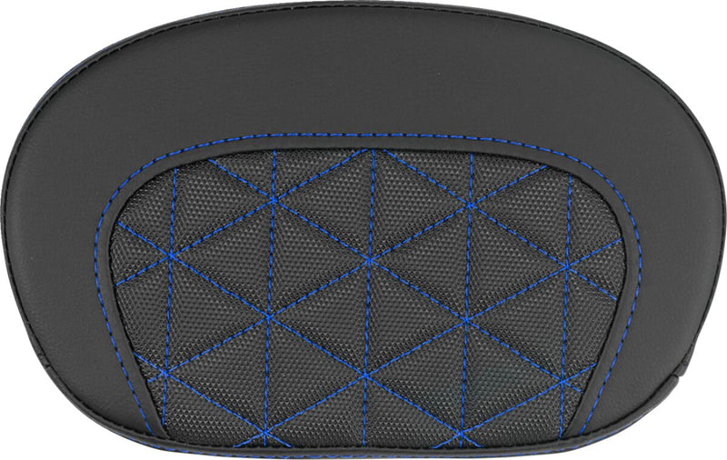 Saddlemen Mini Contour Sissy Bar Pad - Black,  Blue - 061021101
