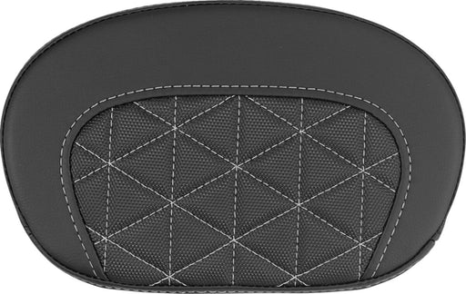 Saddlemen Mini Contour Sissy Bar Pad - Black,  Silver - 061021105
