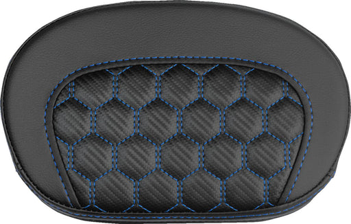 Saddlemen Mini Contour Sissy Bar Pad - Black,  Blue - 061019001